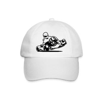 Kart Kart karting - Casquette classique - blanc/blanc - Devant