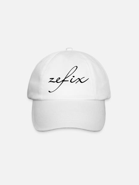 zefix - Baseballkappe - Weiß/Weiß