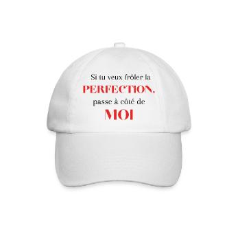 la perfection - Casquette classique - blanc/blanc - Devant