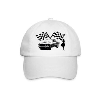 Voiture - Casquette classique - blanc/blanc - Devant