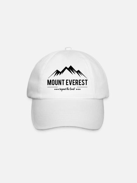 Mount Everest Beyond the Limit - Baseball Cap - white/white