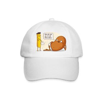 Potato - Baseball Cap - white/white - Front