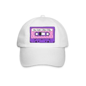 R&B Vibes des années 90 Seulement Cassette Memphis Graphic - Casquette classique - blanc/blanc - Devant