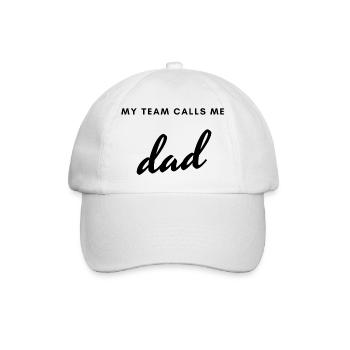 Fête des pères / Papa / Père / Bestseller - Casquette classique - blanc/blanc - Devant