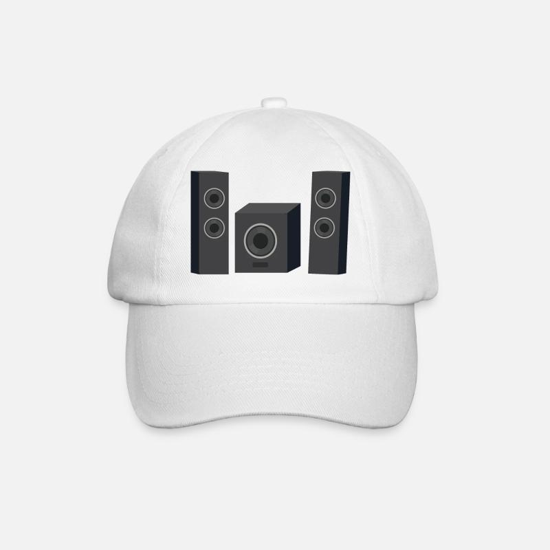 Speaker Speakers - Baseball Cap - white/white