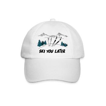 Ski you Later - Sports d’hiver - Casquette classique - blanc/blanc - Devant