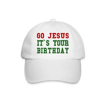 Go Jesus - Casquette classique - blanc/blanc - Devant
