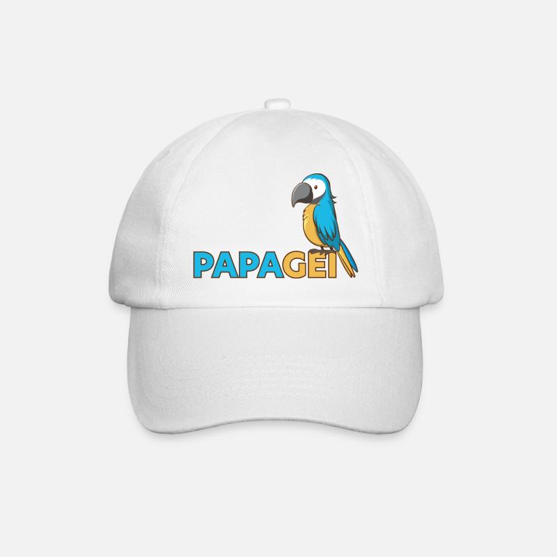PAPAGEI - Baseballkappe - Weiß/Weiß