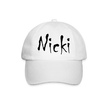 nicki - Baseballkappe - Weiß/Weiß - Vorne