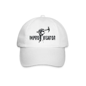 improvisateur - Casquette classique - blanc/blanc - Devant