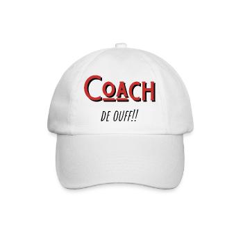 coach de ouf idée cadeau - Casquette classique - blanc/blanc - Devant