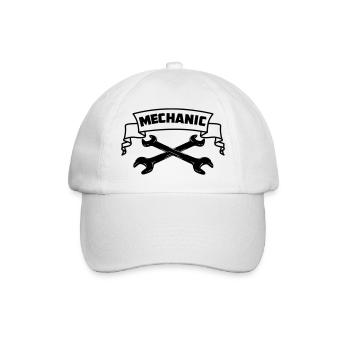 Mécanicien - Casquette classique - blanc/blanc - Devant