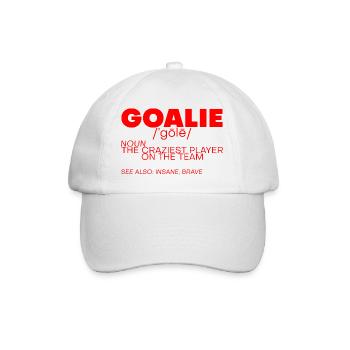 Goalie Gear Goalkeeper Definition 10 - Baseballkappe - Weiß/Weiß - Vorne