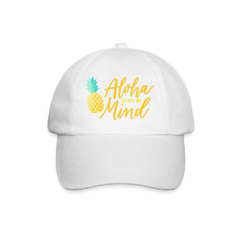 État d’ aloha - Casquette classique - blanc/blanc - Devant