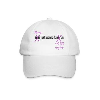 Les mamans veulent juste ne soulever personne - Casquette classique - blanc/blanc - Devant