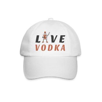 vodka d'amour - Casquette classique - blanc/blanc - Devant
