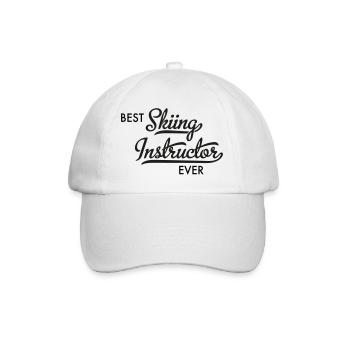 Moniteur de ski - Casquette classique - blanc/blanc - Devant