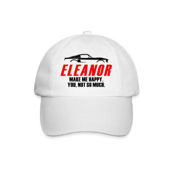 ELEANOR TE REND HEUREUX, PAS TELLEMENT - Casquette classique - blanc/blanc - Devant