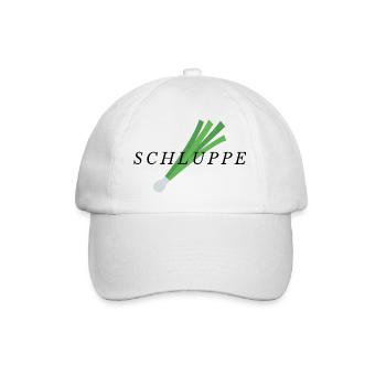 Schluppe - Baseballkappe - Weiß/Weiß - Vorne