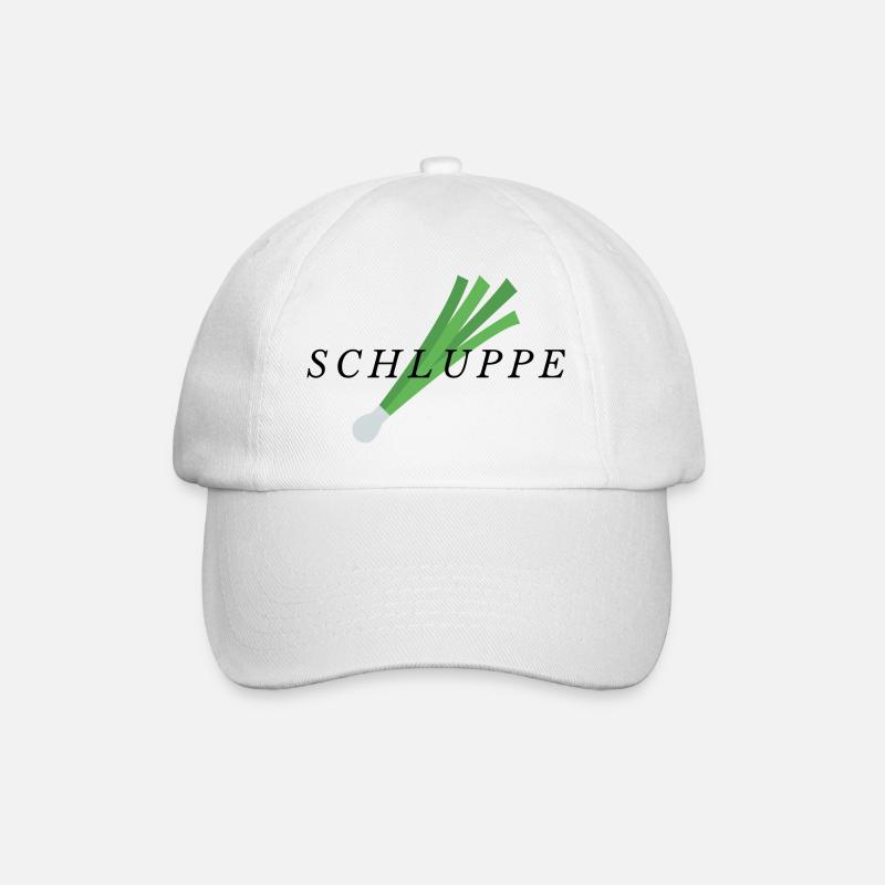 Schluppe - Baseballkappe - Weiß/Weiß