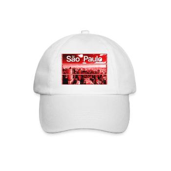 Sao Paulo Cityscape - Baseball Cap - white/white - Front