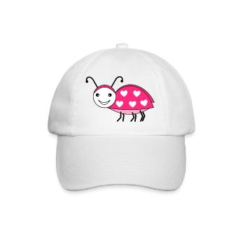Mai coléoptère rose - Casquette classique - blanc/blanc - Devant