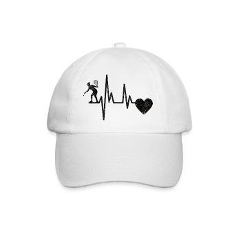 Squash Racquetball Players Squash Game Racquetball - Baseball Cap - white/white - Front
