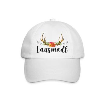 Lausmadl | Trachten Mode Dirndl - Baseballkappe - Weiß/Weiß - Vorne