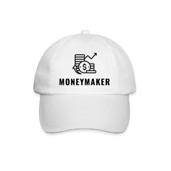 MONEYMAKER - Baseballkappe - Weiß/Weiß - Vorne