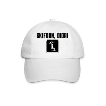Skifoan, Oida - Baseballkappe - Weiß/Weiß - Vorne