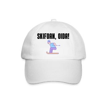 Skifoan, Oida - Baseballkappe - Weiß/Weiß - Vorne