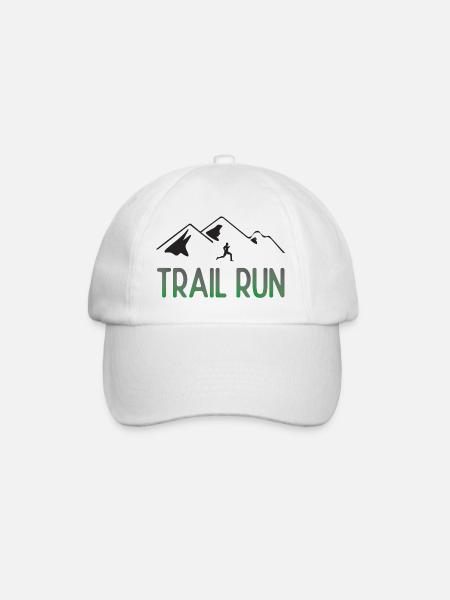 Course de sentier - Casquette classique - blanc/blanc