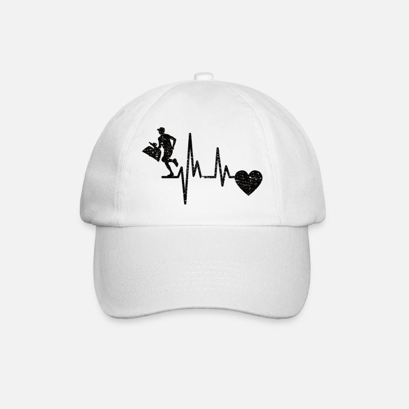 Plogging Geschenk Jogging Müll sammeln Ploggen - Baseballkappe - Weiß/Weiß