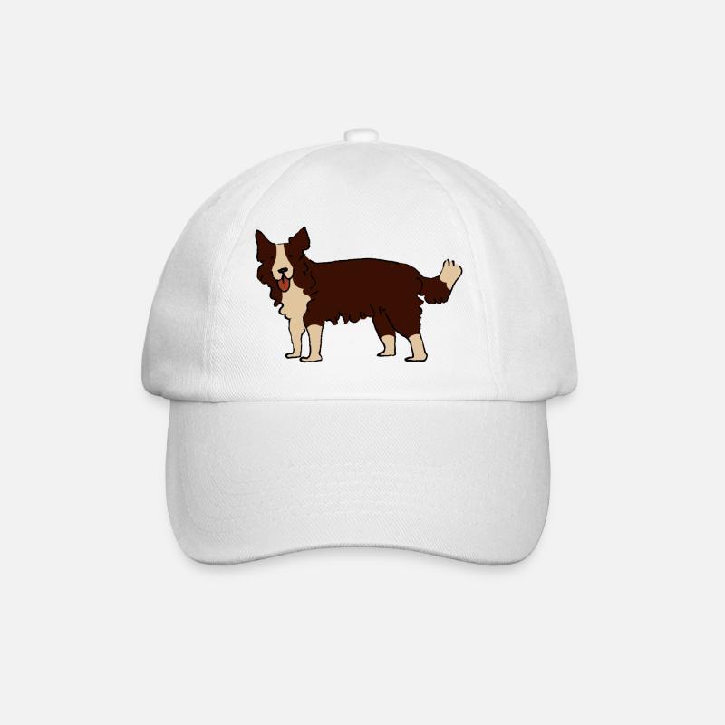 Border Collie - Casquette classique - blanc/blanc
