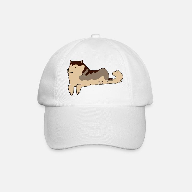 Malamute d’Alaska - Casquette classique - blanc/blanc
