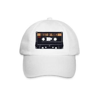 Best of 1983 - 40 Birthday Retro Gift Idea - Casquette classique - blanc/blanc - Devant