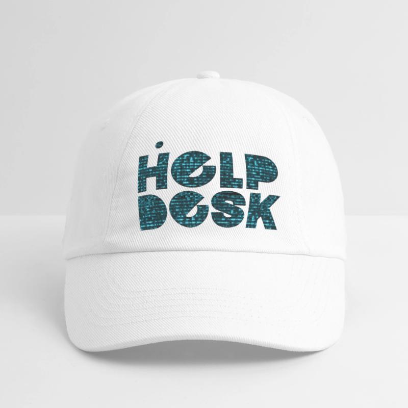 helpdesk IT support geek computer computer geek Baseball Cap