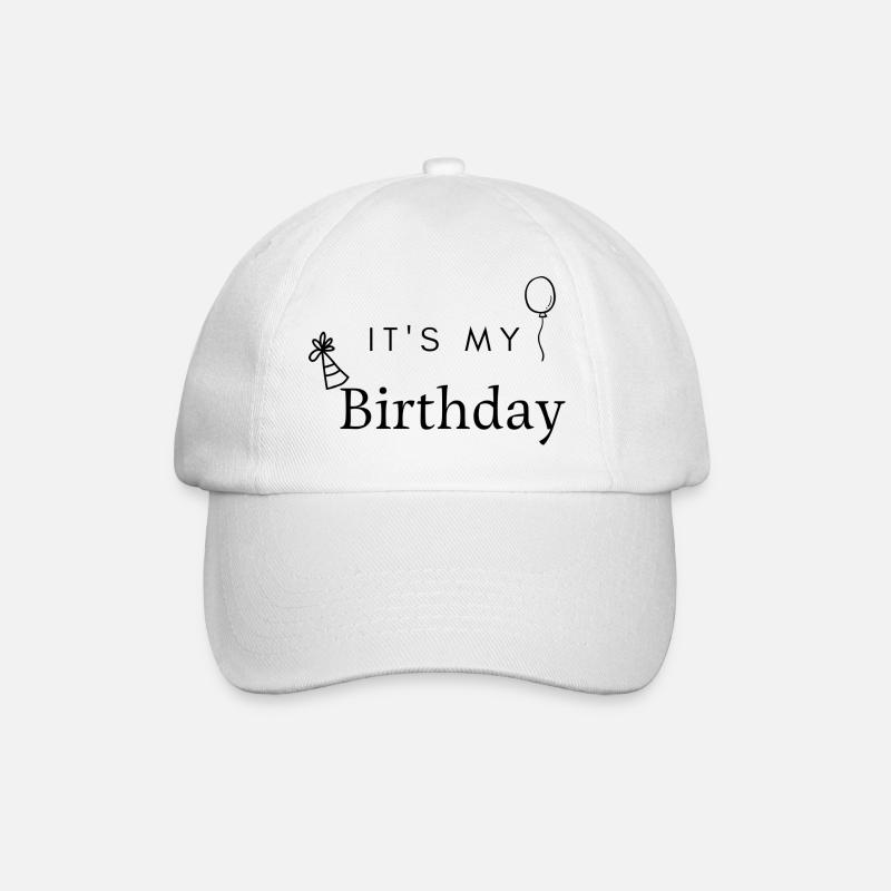 C’est mon anniversaire - Casquette classique - blanc/blanc