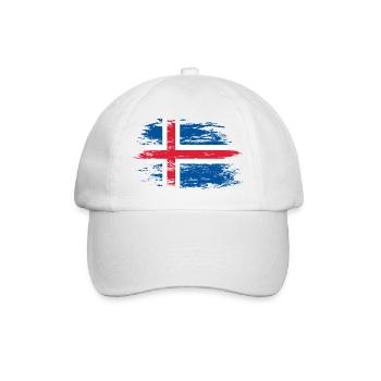 Iceland used - Baseball Cap - white/white - Front