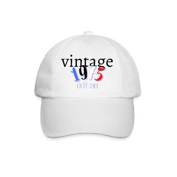 vintage - Casquette classique - blanc/blanc - Devant