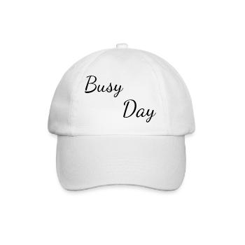 Busy day - Casquette classique - blanc/blanc - Devant