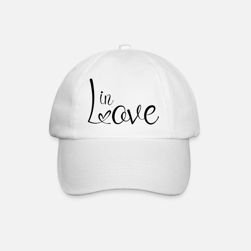 Amoureux - Casquette classique - blanc/blanc