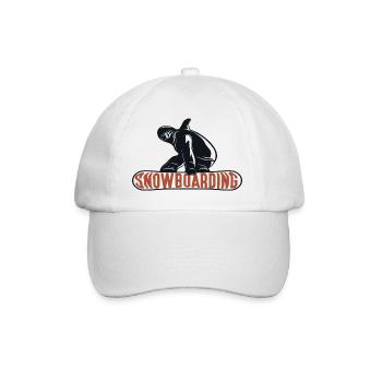 Snowboarding - Baseballkappe - Weiß/Weiß - Vorne