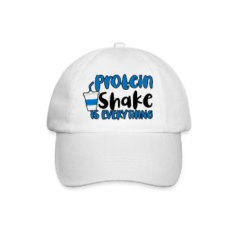 Shake protéiné est tout 2 - Casquette classique - blanc/blanc - Devant