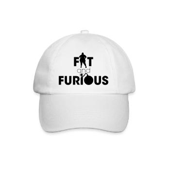Fat and the Furious bomb - Baseball Cap - white/white - Front