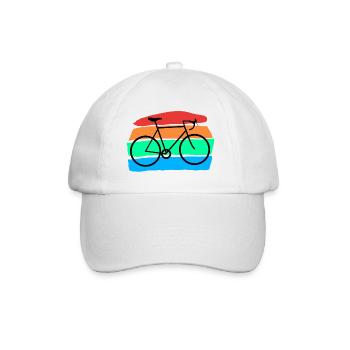 Bicyclette - Casquette classique - blanc/blanc - Devant