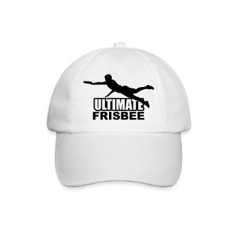Frisbee Throwing Disc Sport - Baseball Cap - white/white - Front