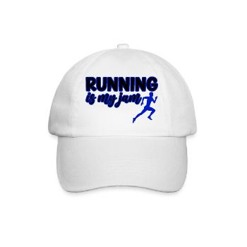 Running Is My Jam 3 - Baseball Cap - white/white - Front
