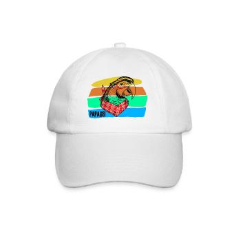Perroquet - Casquette classique - blanc/blanc - Devant