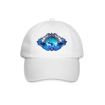 Winter cold - Baseball Cap - white/white - Front